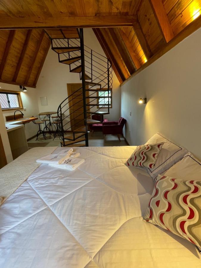 Villa Itália Chalé Santo Antônio do Pinhal Esterno foto