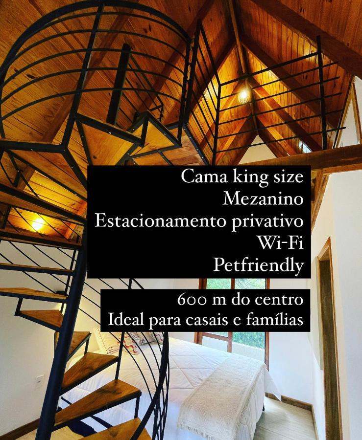 Villa Itália Chalé Santo Antônio do Pinhal Esterno foto